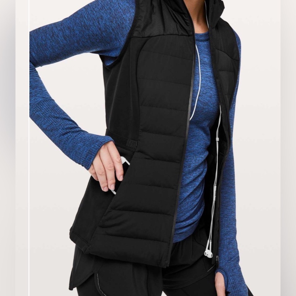 Lululemon Down For It All Vest Black
